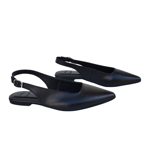 elegant black ballerina flats women