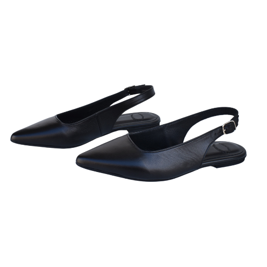women black flat ballerinas
