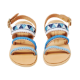 Picture of Handmade girls leather sandals blue No 24