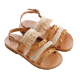 Picture of Handmade girls leather sandals with studs No 25