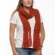 Picture of Crochet scarf orange