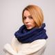 Picture of Chunky infinity scarf navy blue