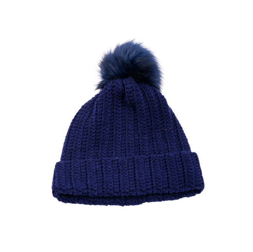 Εικόνα της Πλεκτός σκούφος μπλε σκούρο