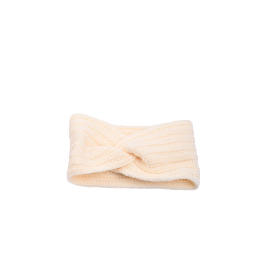 Picture of Handmade wide crochet twist headband in ivory