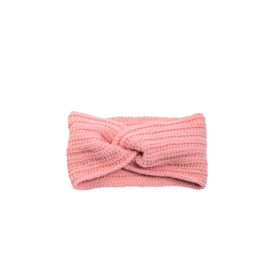 Picture of Handmade wide crochet twist headband in pale pink