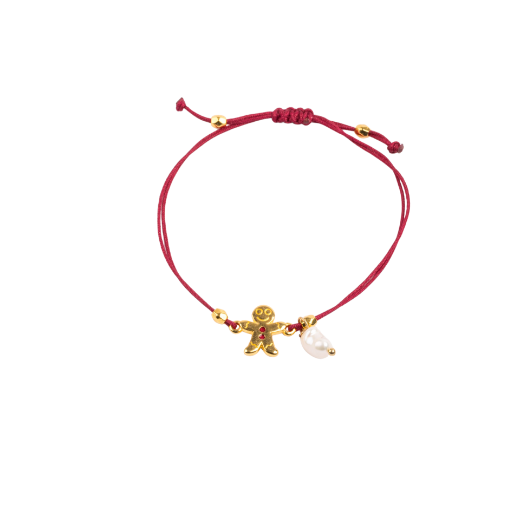 Εικόνα της Βραχιόλι gingerman επίχρυσο