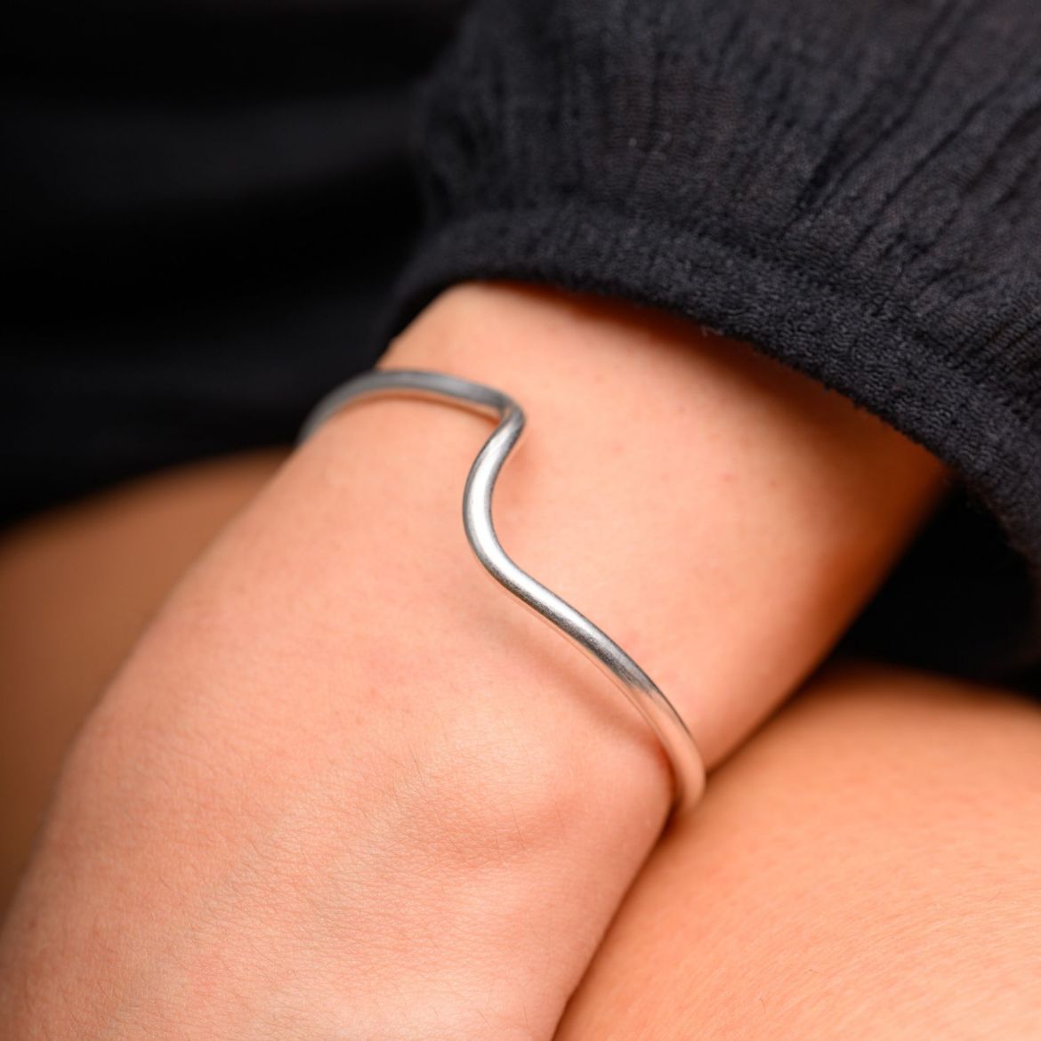 Picture of Silver wave cuff