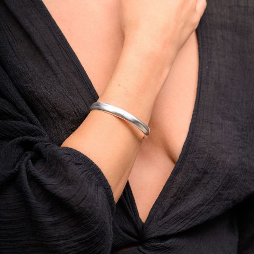 Picture of Τhick silver plated bracelet