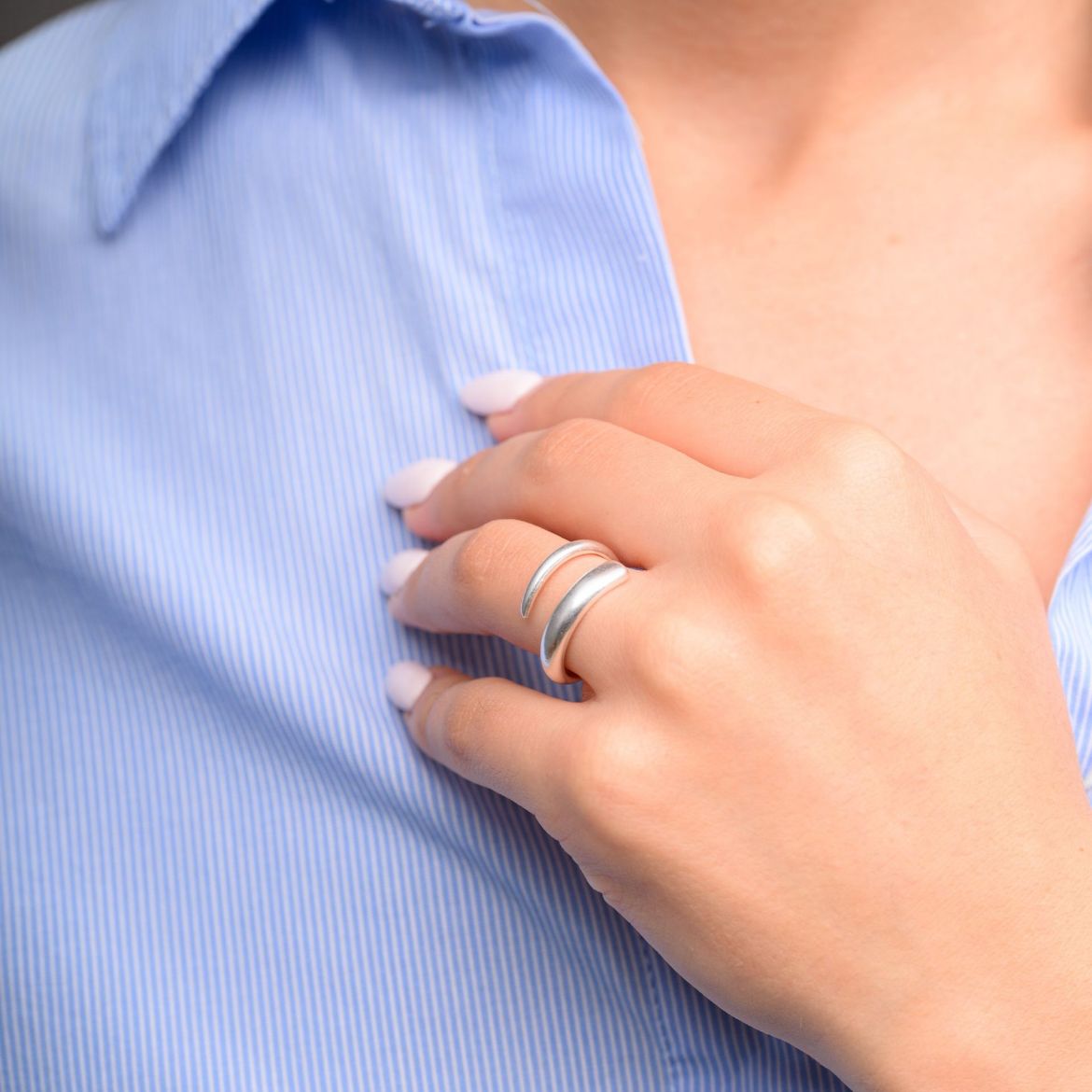 Picture of Silver twisted ring