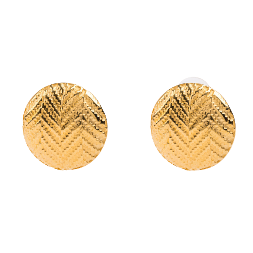 Picture of Gold large round studs
