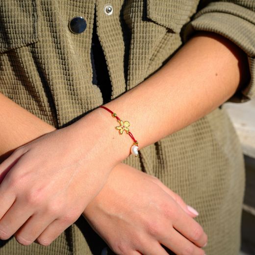 Εικόνα της Βραχιόλι gingerman επίχρυσο