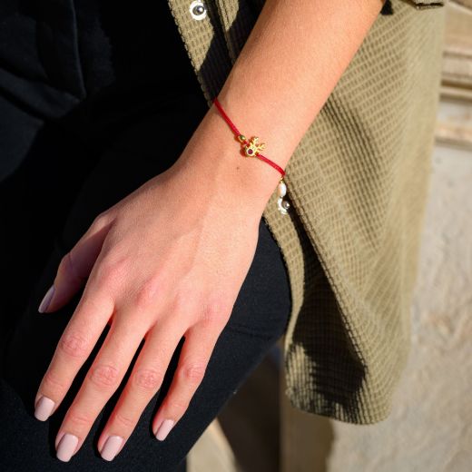 Εικόνα της Βραχιόλι τάρανδος επίχρυσο