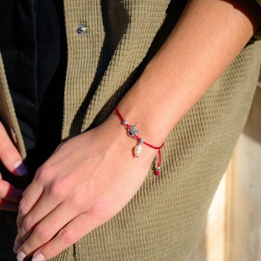 Εικόνα της Βραχιόλι τάρανδος επάργυρο αυξομειούμενο