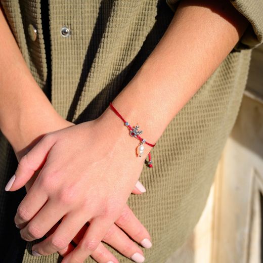 Εικόνα της Βραχιόλι τάρανδος επάργυρο αυξομειούμενο