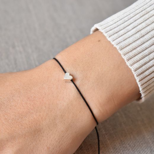 Picture of Silver-plated heart handmade gouri bracelet 2027