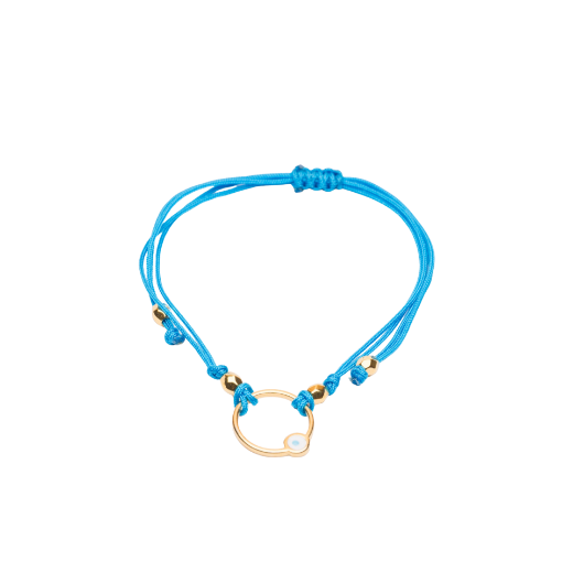 Picture of Eye bracelet blue 24k gold plated