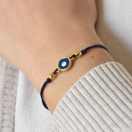 Picture of Bracelet evil eye 24k gold plated