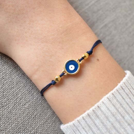 Picture of Bracelet evil eye 24k gold plated