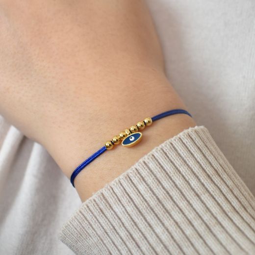 Picture of Bracelet eyeball 24k gold plated