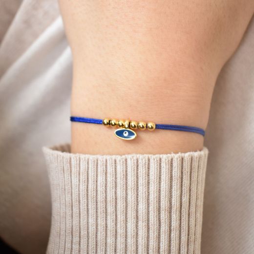 Picture of Bracelet eyeball 24k gold plated