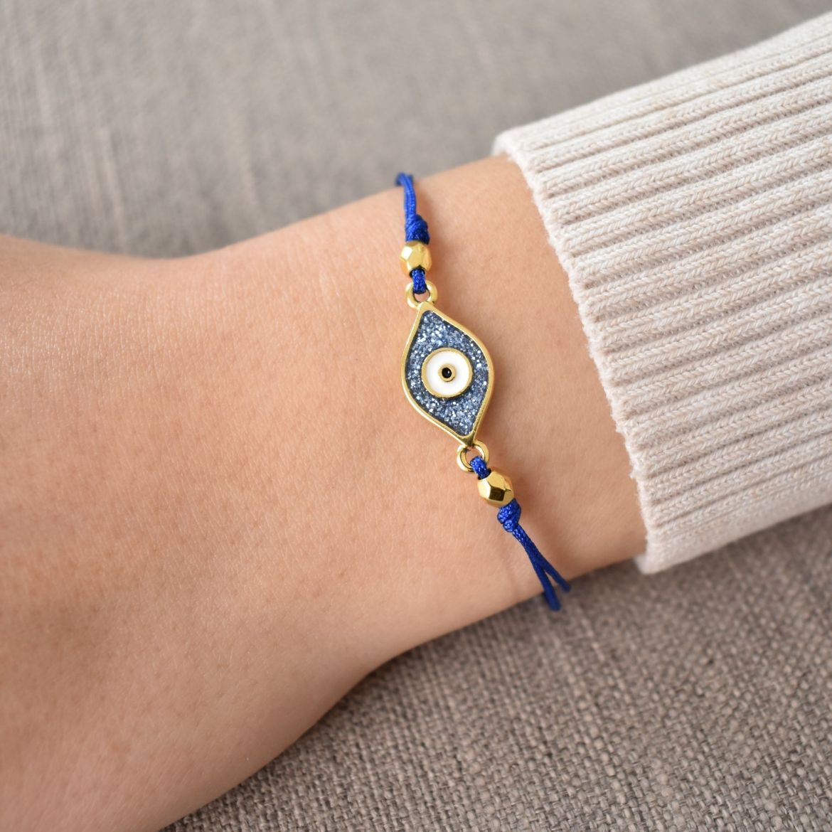 Picture of Eyeball bracelet 24k gold plated