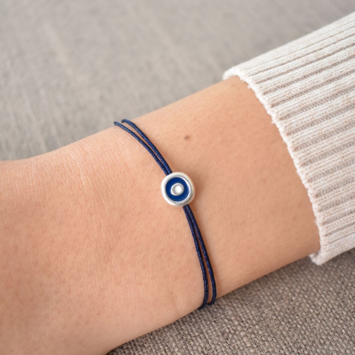Picture of Silver bracelet evil eye