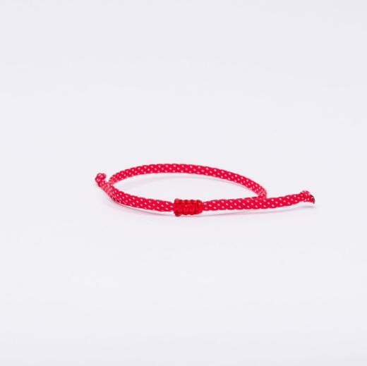 Καθημερινό μαρτάκι άνοιξης – minimal martakia bracelet red-white cord