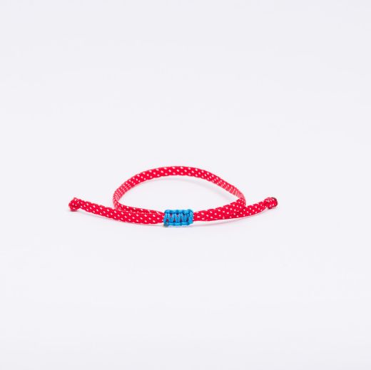 Simple martis bracelet red-white cord – minimal Greek spring bracelet
