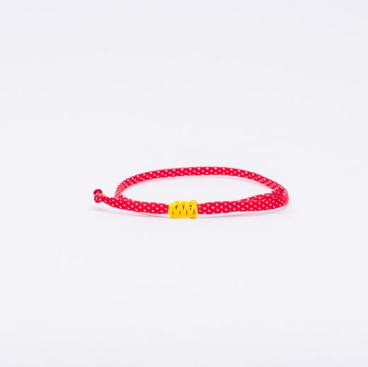 Minimal March bracelet – classic martaki cord wristband for spring
