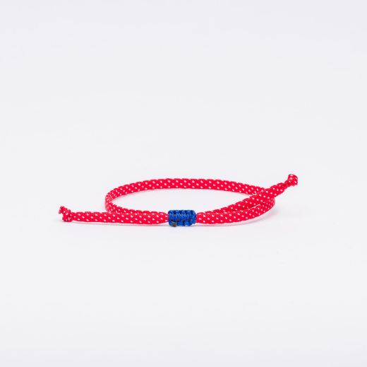 Greek martis bracelet minimal design – red & white cord March tradition