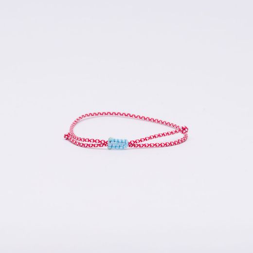 10-pcs minimal martis bracelets red-white cord – spring bracelet set