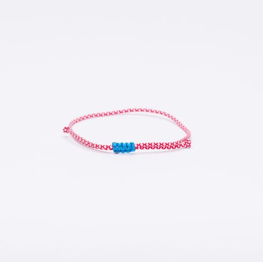 Affordable 10-pack martis bracelets – red & white cord for March tradition