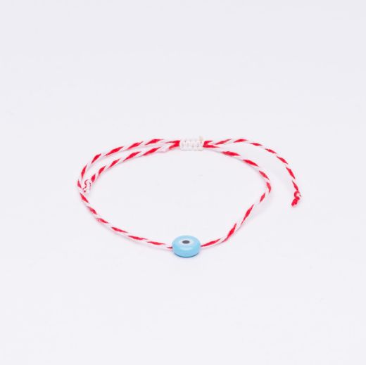 Γυναικείο μαρτάκι με χάντρα μάτι – μαρτάκια ελληνική παράδοση άνοιξης