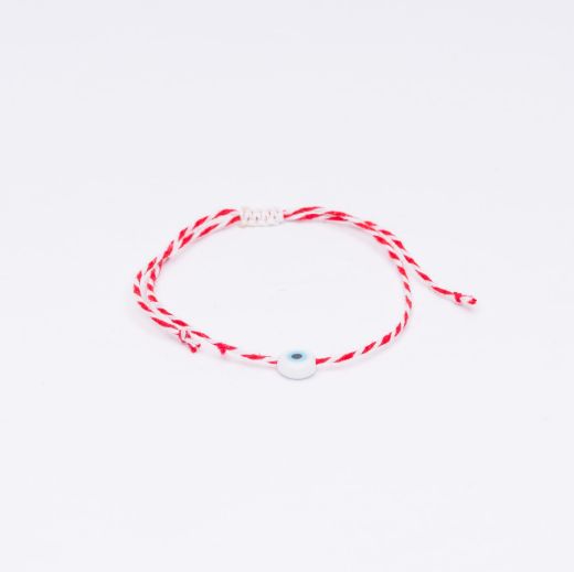 Picture of 10 pcs March bracelet evil eye bead