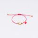 Greek martis bracelet red-white cord with evil eye bead – spring protection bracelet