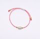 Spring bracelet red cord – minimal greek martis bracelet