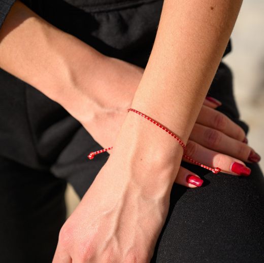 Spring bracelet set of ten – simple martis cord bracelets for March