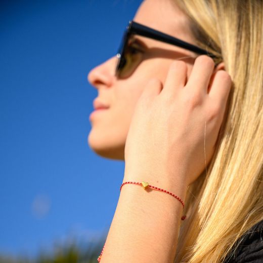 Παιδικό/αντρικό μαρτάκι καρδιά – φθηνό μαρτάκι παράδοσης με κόκκινο-λευκό