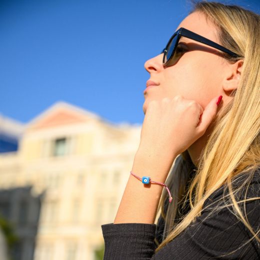Picture of Martis cord Evil eye bracelet