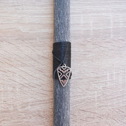 men easter candle shield