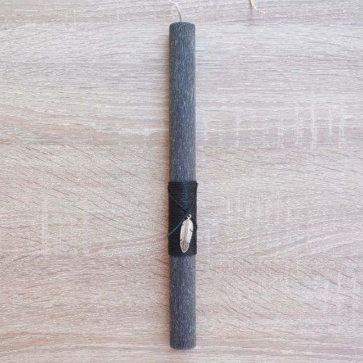 easter candle for men feather