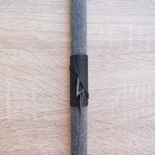 man’s easter orthodox candles with lightning detail