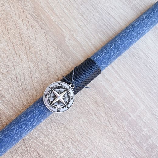 πασχαλινή λαμπάδα για άντρες με σύμβολο πυξίδας