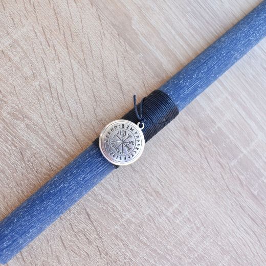 λαμπάδα ανδρική με διακοσμητικό πυξίδα Βίκινγκ