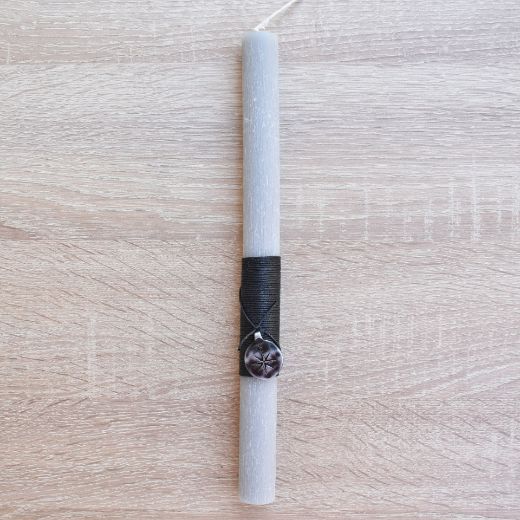 πασχαλινή λαμπάδα για άντρες με διακοσμητική πυξίδα