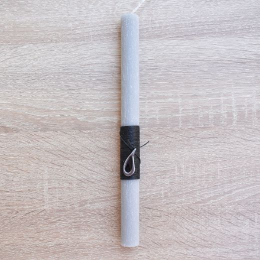 λαμπάδα ανδρική με κόσμημα σταγόνα