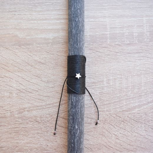 Picture of Easter candle bracelet star silver