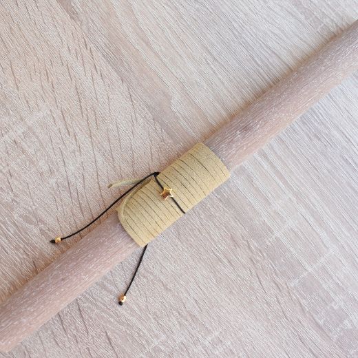 Picture of Easter candle bracelet star gold
