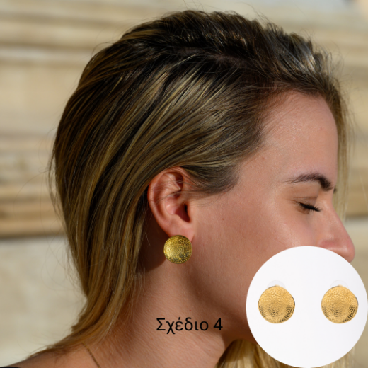 Picture of Easter candle earrings gold plated