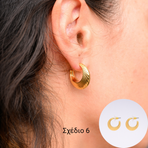 Picture of Easter candle earrings gold plated